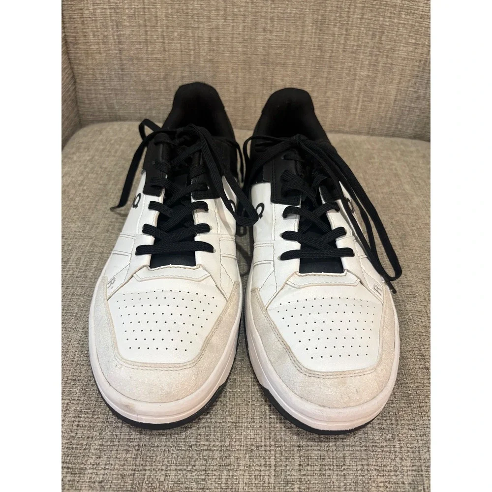 On Running The Roger Clubhouse White Black Sneakers Mens 10 3MF10640462